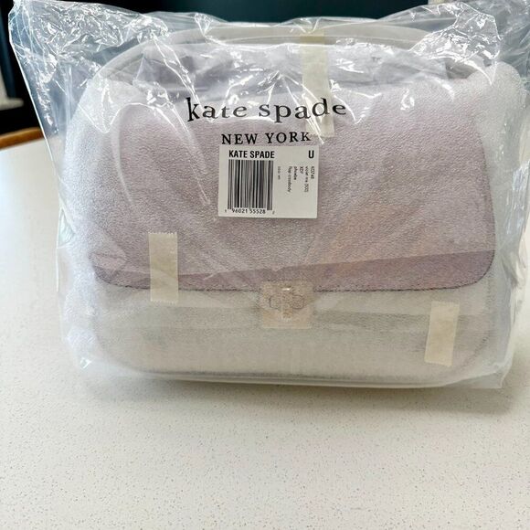 Kate Spade Phoebe Violet Colorblock Small Flap Crossbody - Picture 6 of 7